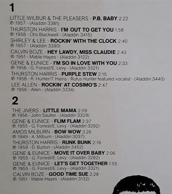 Various - Aladdin's Rock'n Roll Sock Hop