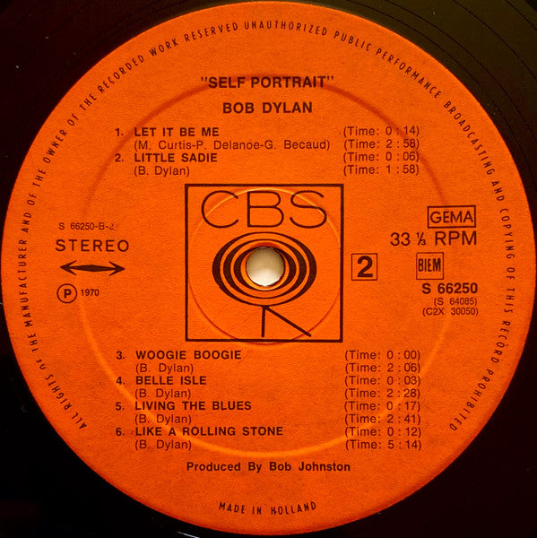 Bob Dylan - Self Portrait