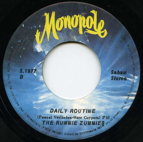 The Rummie Zummies -Down On My Knees / Daily Routine