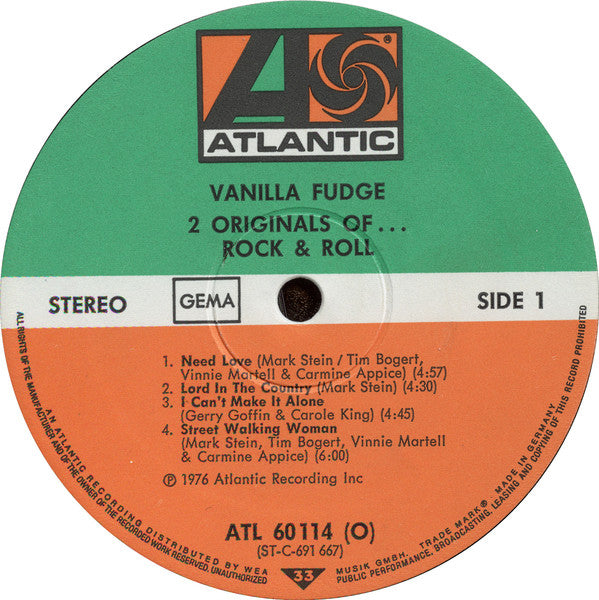 Vanilla Fudge -2 Originals Of Vanilla Fudge
