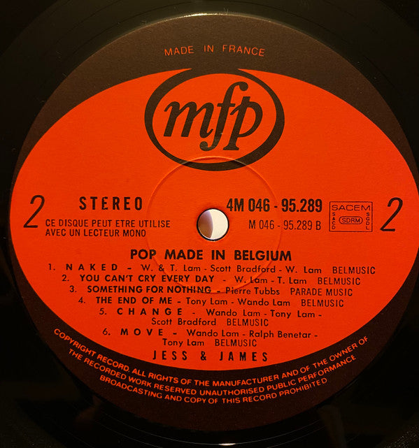 The Pebbles /  Jess &amp; James - Pop Made In Belgium