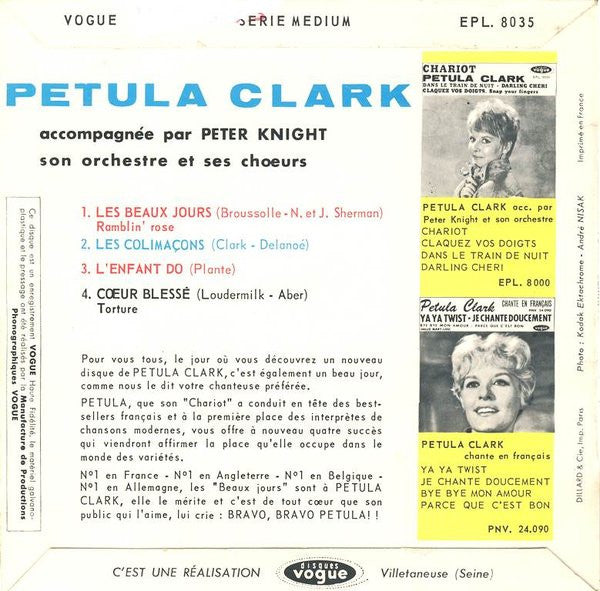 Petula Clark -Les Beaux Jours