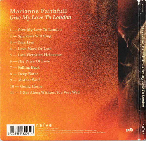 Marianne Faithfull - Give My Love To London
