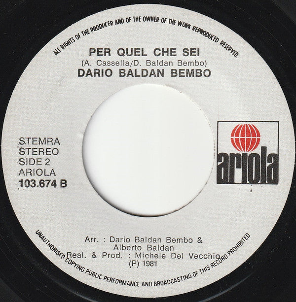 Dario Baldan Bembo -Autostrada