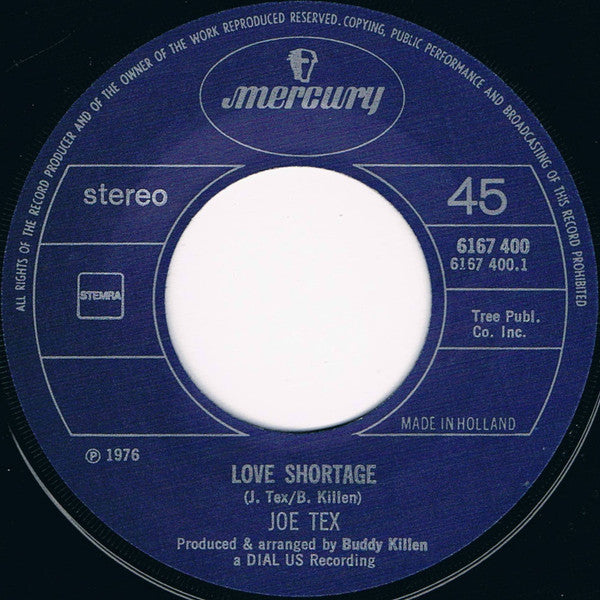 Joe Tex -Love Shortage