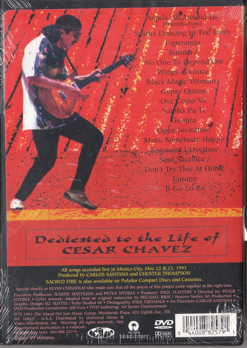 Santana -Sacred Fire, Live In Mexico