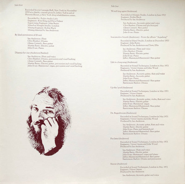 Jethro Tull -Living In The Past