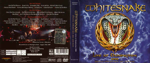 Whitesnake -Live At Donington 1990 (Special Edition Box Set 2CD/DVD)