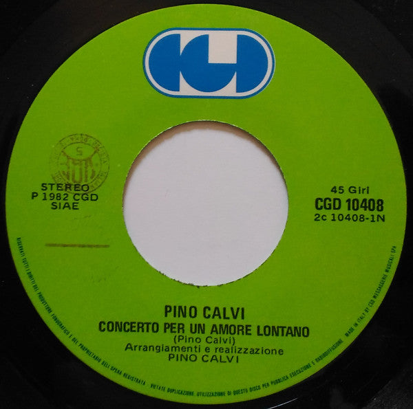 Pino Calvi -Concerto Per Un Amore Lontano