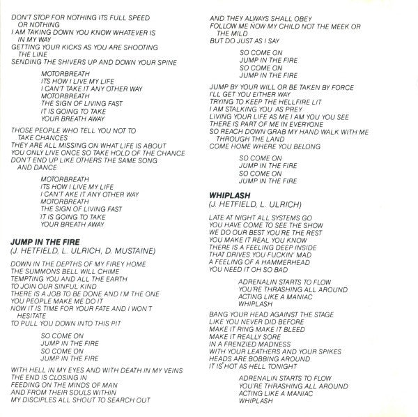 Metallica - Kill 'Em All