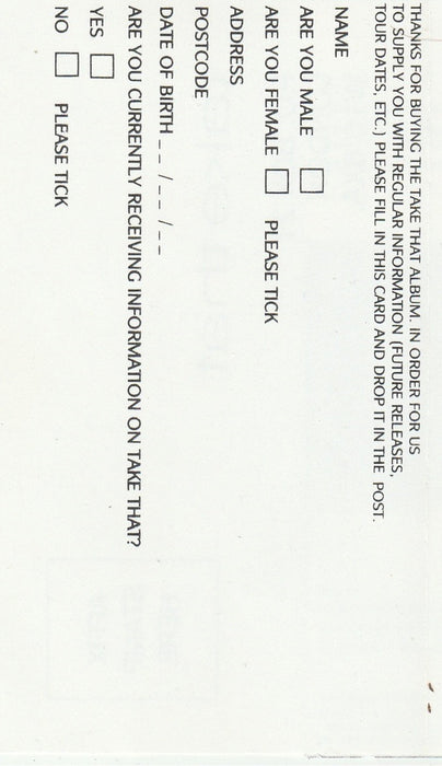 Take That - Everything Changes