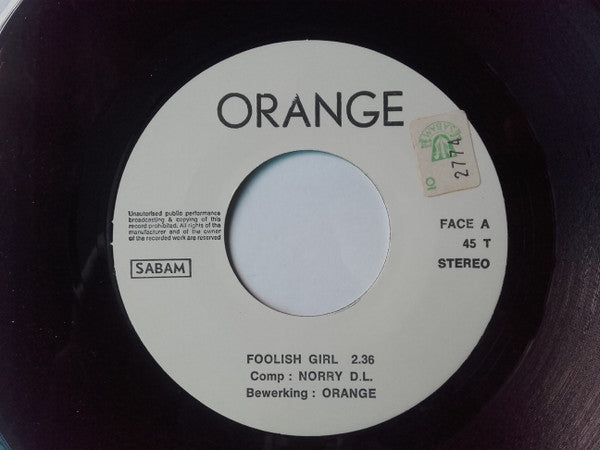 Orange (47) -Foolish Girl - Hey You!