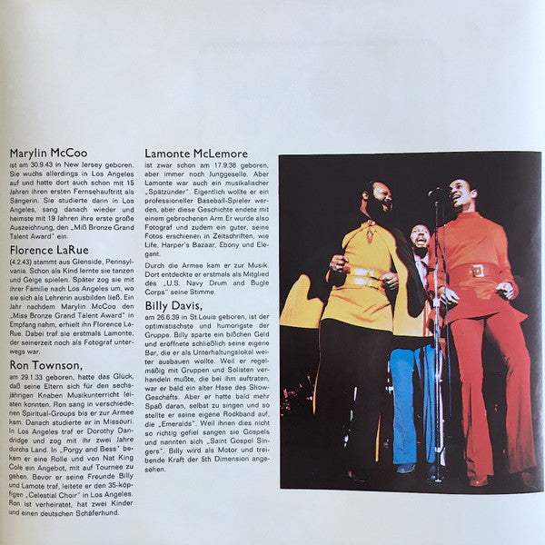 The 5th Dimension* -Starportrait