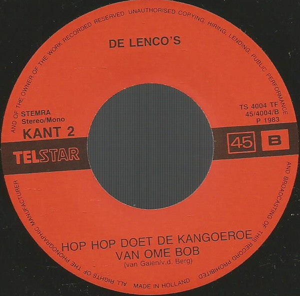 De Lenco's - 't Stamcafeetje