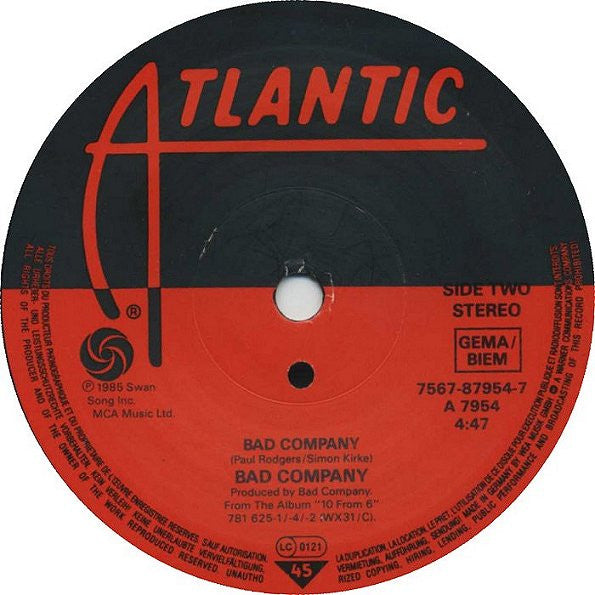 Bad Company (3) -Can't Get Enough