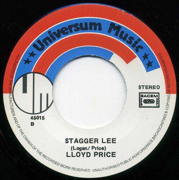 Lloyd Price -Personality / Stagger Lee