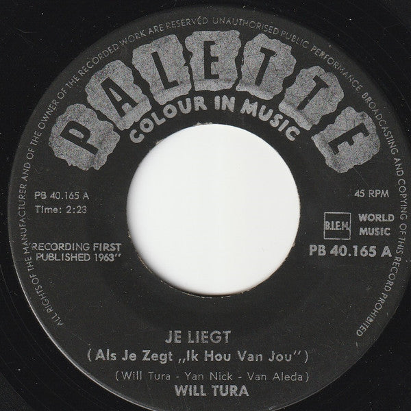 Will Tura -Je Liegt