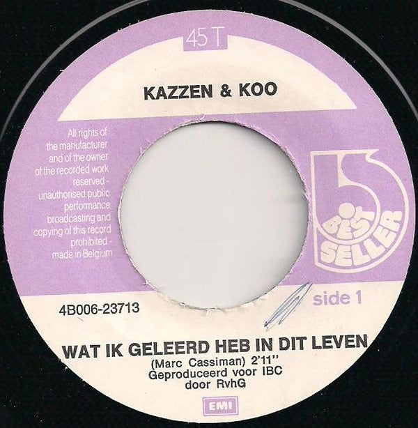 Kazzen & Koo -Wat Ik Geleerd Heb In Het Leven