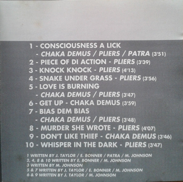 Chaka Demus &amp; Pliers - Consciousness A  Lick