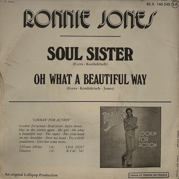 Ronnie Jones -Soul Sister
