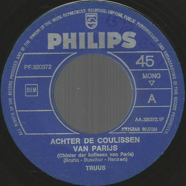 Truus -Achter De Coulissen Van Parijs