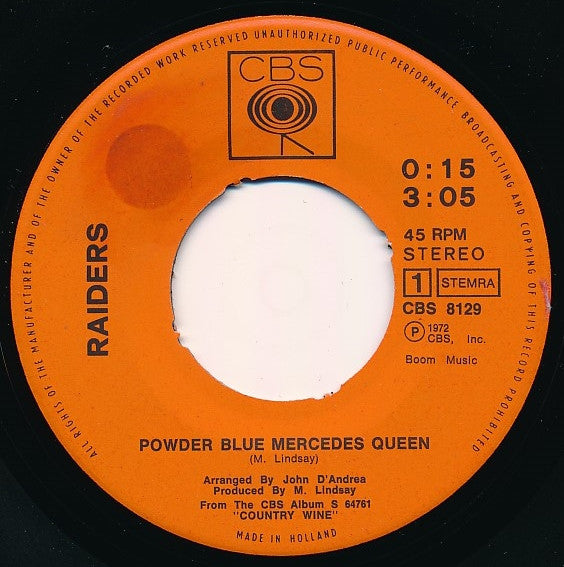 Raiders (2) -Powder Blue Mercedes Queen