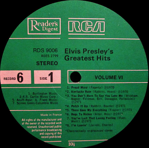 Elvis Presley - Elvis Presley's Greatest Hits