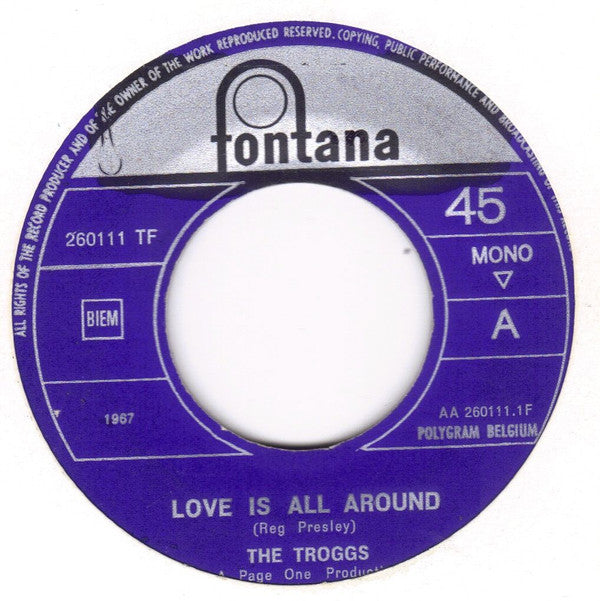 The Troggs -Love Is All Around