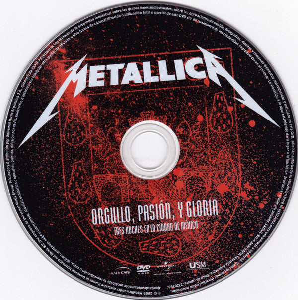 Metallica -Orgullo, Pasion, Y Gloria - Tres Noches En La Ciudad De México