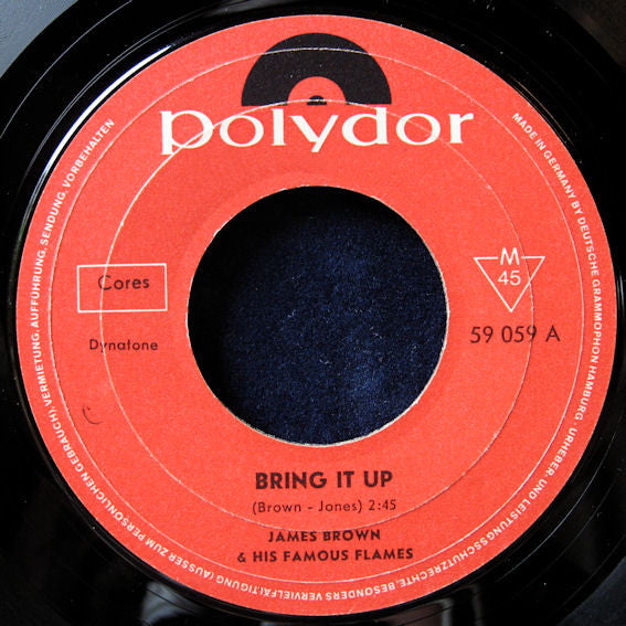 James Brown & His Famous Flames* -Bring It Up / Nobody Knows