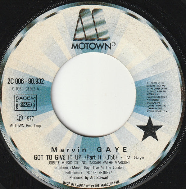 Marvin Gaye - Got To Give It Up (Parts I &amp; II)
