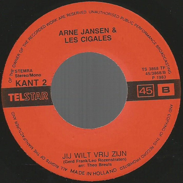 Arne Jansen &amp; Les Cigales - Omda'k Van Je Hou