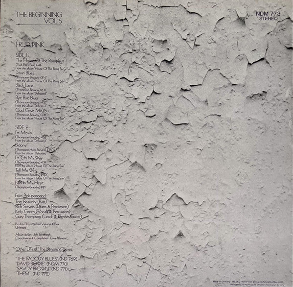 Frijid Pink -The Beginning Vol. 5