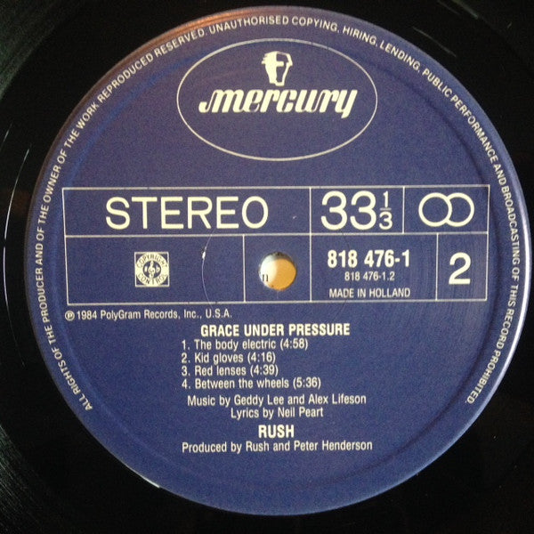 Rush -Grace Under Pressure