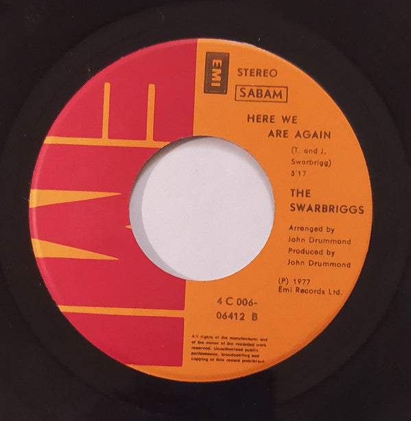 The Swarbriggs Plus Two -It's Nice To Be In Love Again
