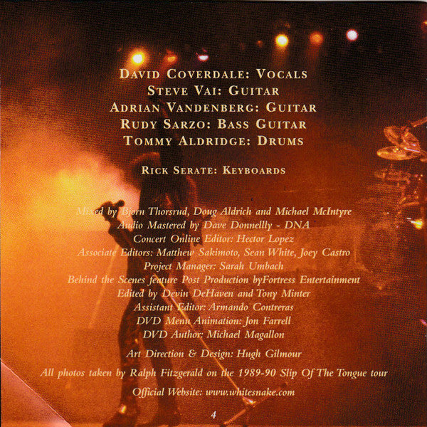 Whitesnake -Live At Donington 1990 (Special Edition Box Set 2CD/DVD)