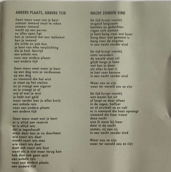 Tröckener Kecks -Andere Plaats, Andere Tijd