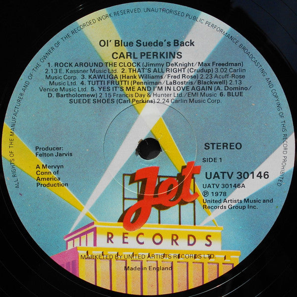 Carl Perkins -Ol' Blue Suede's Back