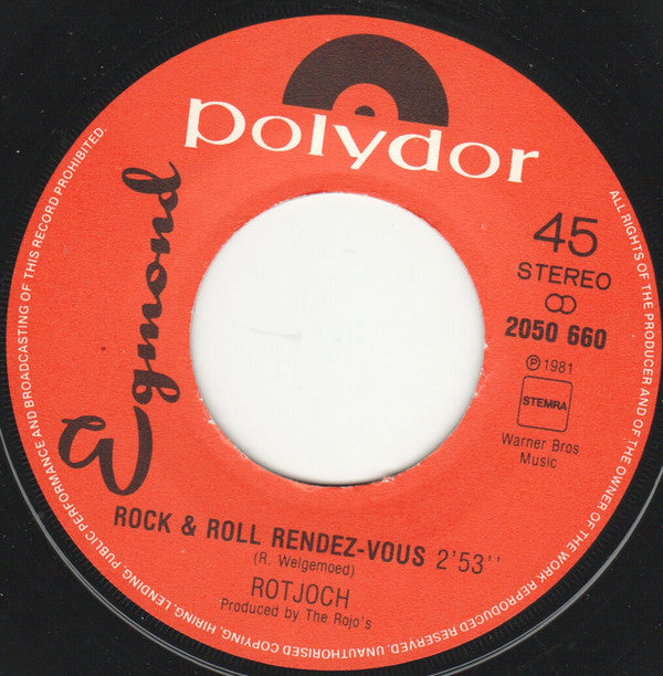 Rotjoch -Tomorrow / Rock & Roll Rendezvous