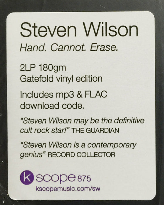 Steven Wilson -Hand. Cannot. Erase.