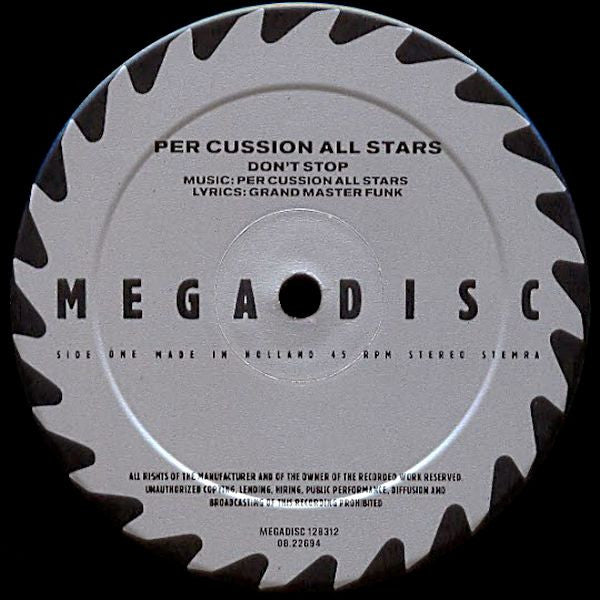 Per Cussion All Stars Featuring Grand Master Funk* -Don't Stop