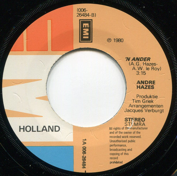 André Hazes -'n Vriend