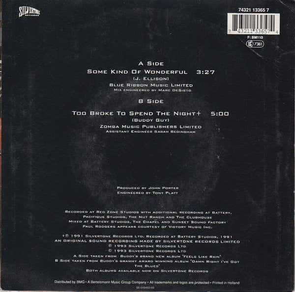 Buddy Guy Featuring Paul Rodgers - Some Kind Of Wonderful