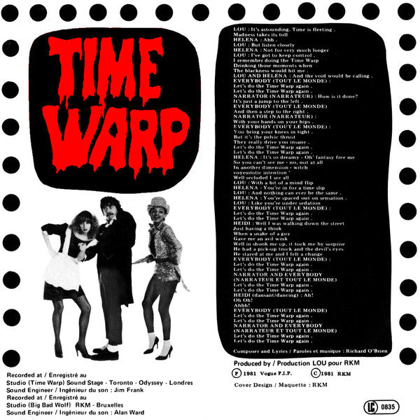 Lou & The Hollywood Bananas -Time Warp / Big Bad Wolf