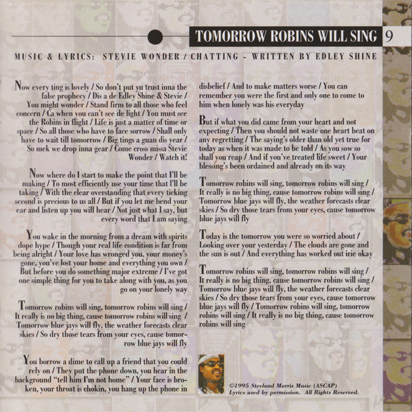 Stevie Wonder -Conversation Peace