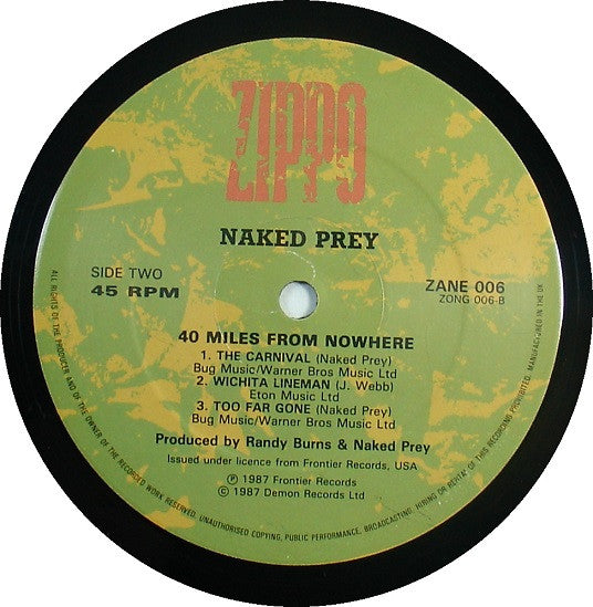Naked Prey -40 Miles From Nowhere