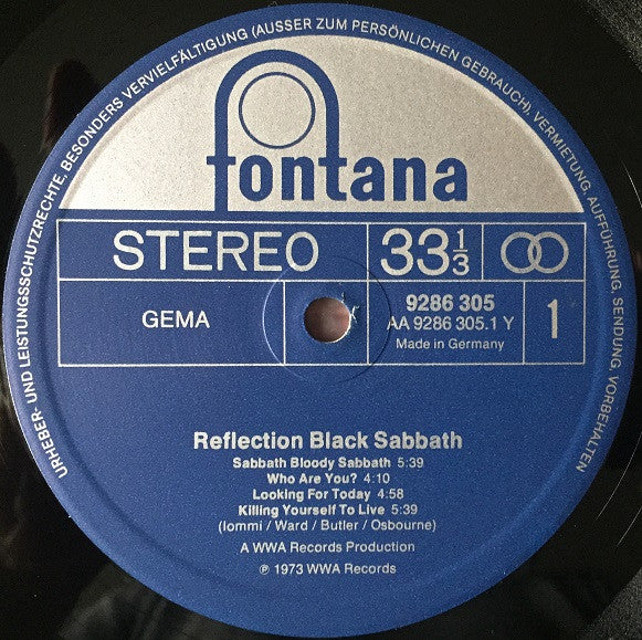 Black Sabbath - Reflection