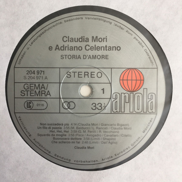 Claudia Mori & Adriano Celentano -Storia D'Amore