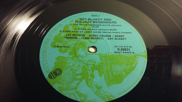Art Blakey And The Jazz Messengers* -Art Blakey And The Jazz Messengers