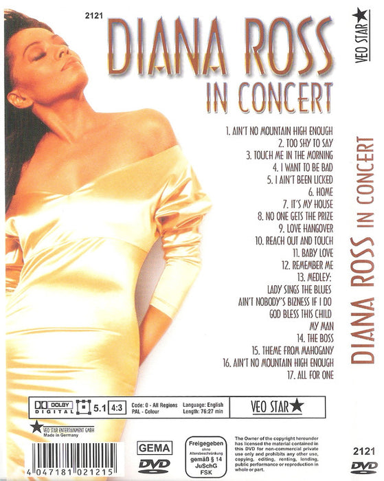 Diana Ross -In Concert